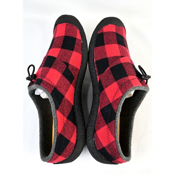 KEEN Men's Howser III Slide BLK/RED Plaid Sz11 1025553 NIB - Picture 5 of 9